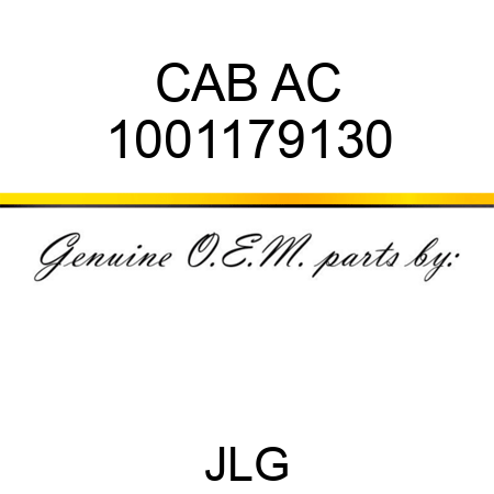 CAB AC 1001179130