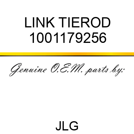 LINK TIEROD 1001179256