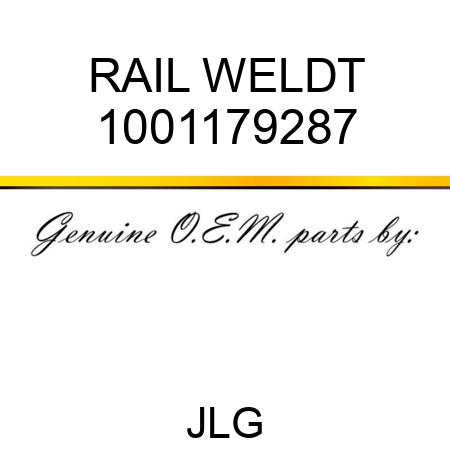RAIL WELDT 1001179287