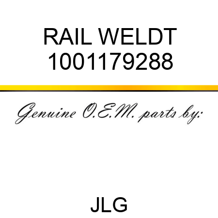 RAIL WELDT 1001179288