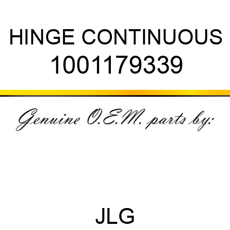 HINGE CONTINUOUS 1001179339