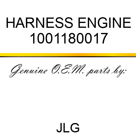 HARNESS ENGINE 1001180017