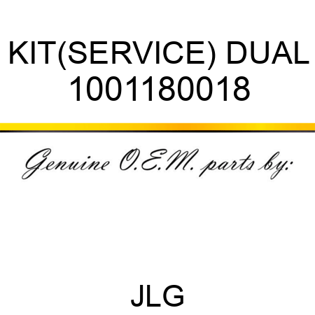 KIT(SERVICE) DUAL 1001180018