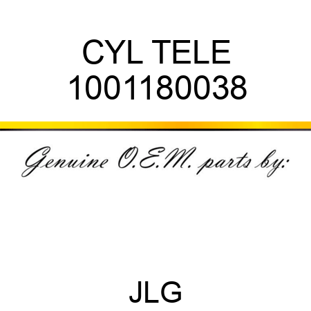 CYL TELE 1001180038