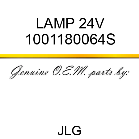 LAMP 24V 1001180064S