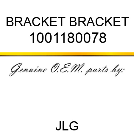 BRACKET BRACKET 1001180078