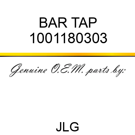 BAR TAP 1001180303