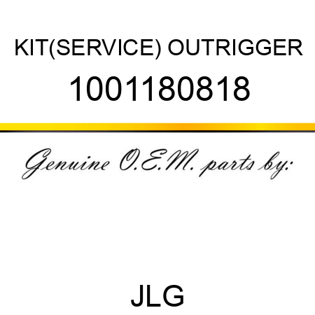 KIT(SERVICE) OUTRIGGER 1001180818