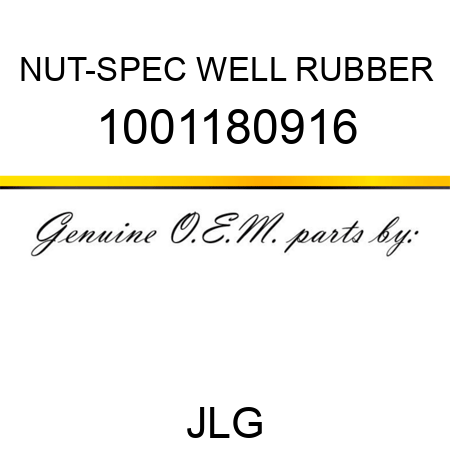 NUT-SPEC WELL RUBBER 1001180916