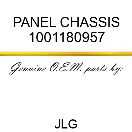 PANEL CHASSIS 1001180957