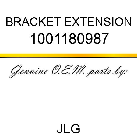 BRACKET EXTENSION 1001180987