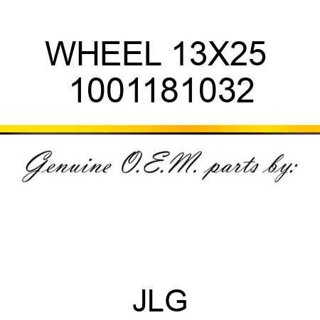 WHEEL 13X25  1001181032