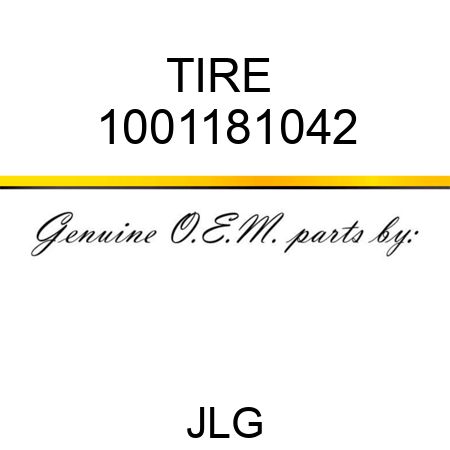 TIRE  1001181042