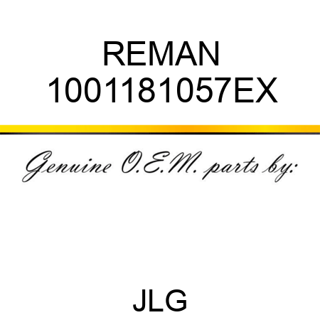REMAN 1001181057EX