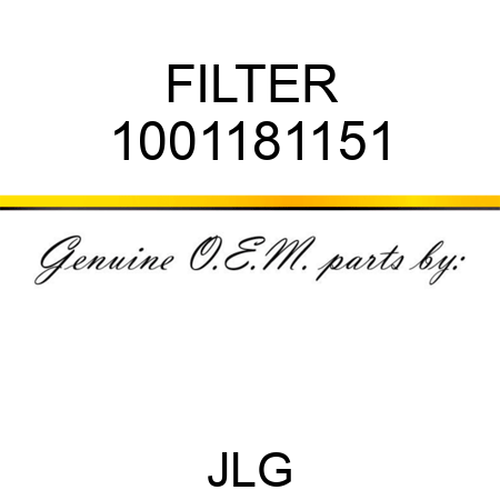 FILTER 1001181151