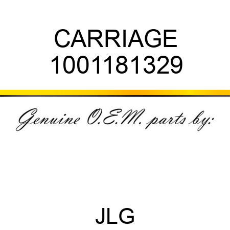CARRIAGE 1001181329