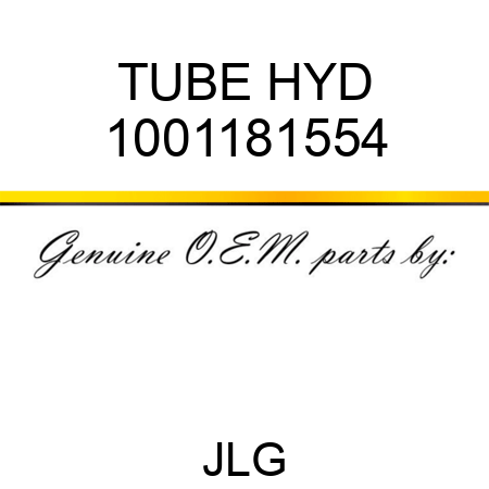 TUBE HYD 1001181554