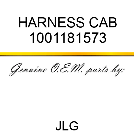 HARNESS CAB 1001181573