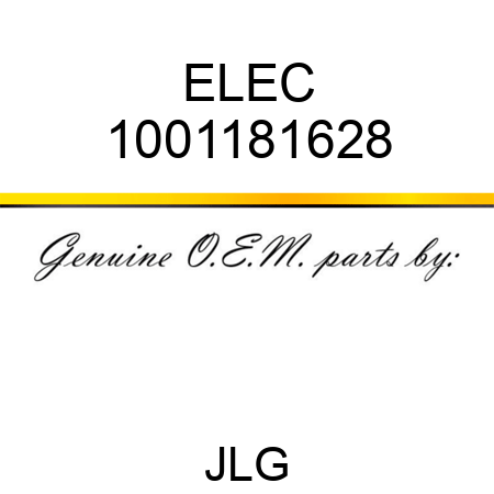 ELEC 1001181628