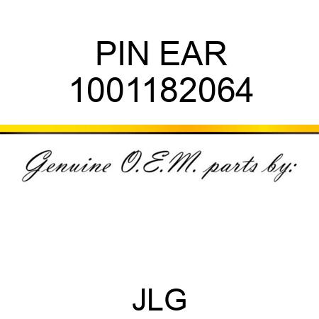 PIN EAR 1001182064