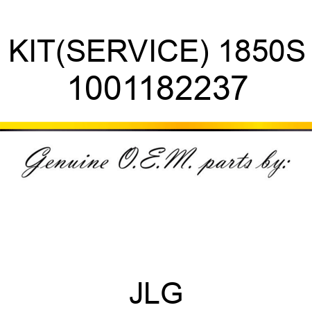 KIT(SERVICE) 1850S 1001182237