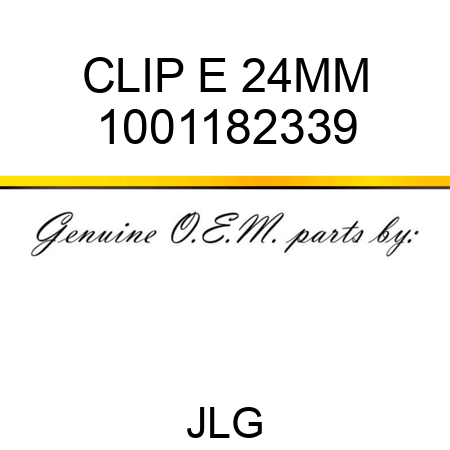 CLIP E 24MM 1001182339