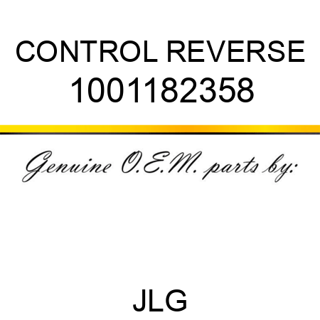 CONTROL REVERSE 1001182358