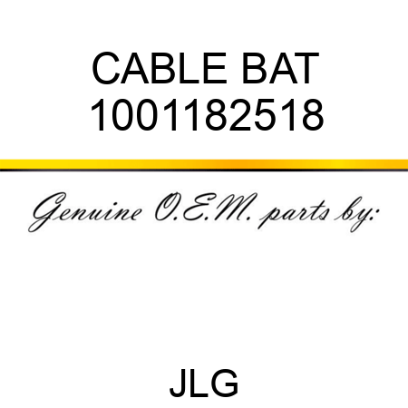 CABLE BAT 1001182518