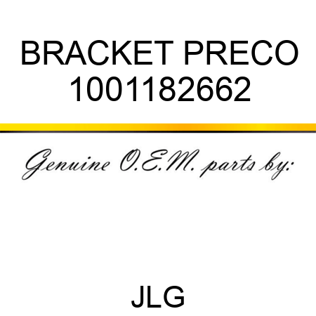 BRACKET PRECO 1001182662