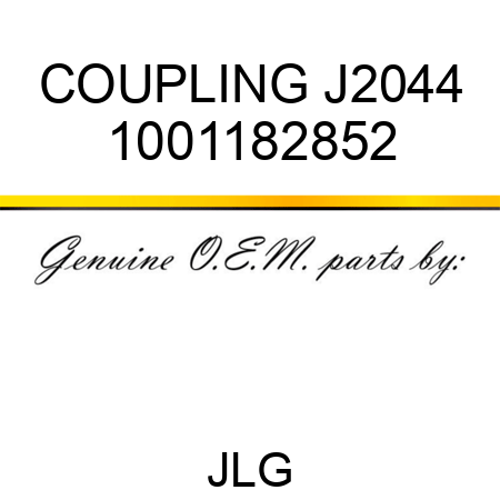 COUPLING J2044 1001182852