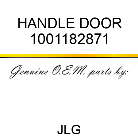 HANDLE DOOR 1001182871