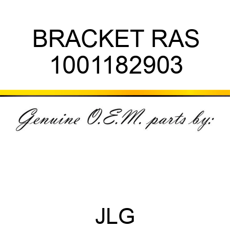 BRACKET RAS 1001182903