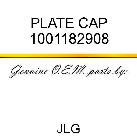 PLATE CAP 1001182908