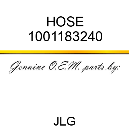 HOSE 1001183240