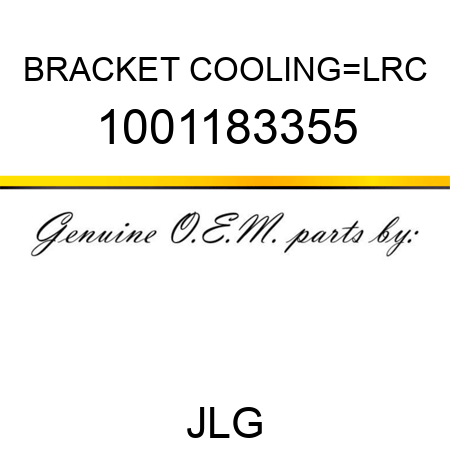 BRACKET COOLING_LRC 1001183355