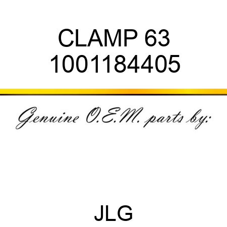 CLAMP 63 1001184405