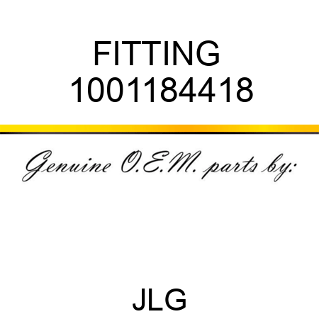 FITTING  1001184418