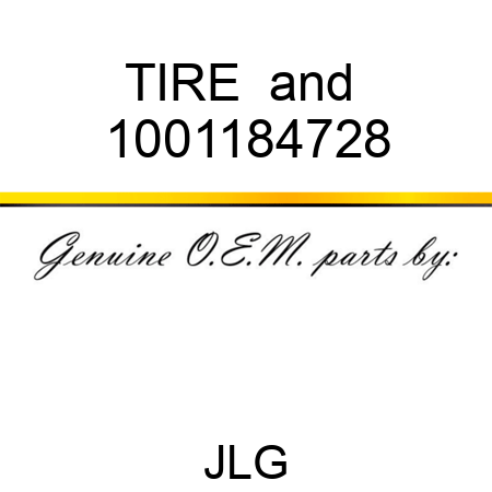 TIRE & 1001184728