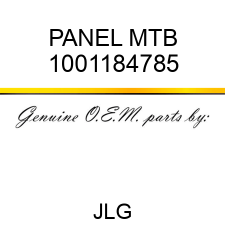 PANEL MTB 1001184785