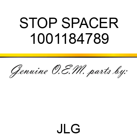 STOP SPACER 1001184789