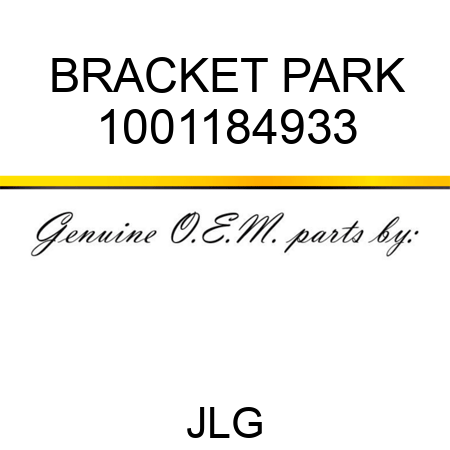 BRACKET PARK 1001184933
