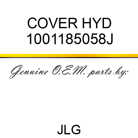 COVER HYD 1001185058J