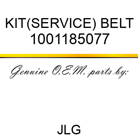 KIT(SERVICE) BELT 1001185077