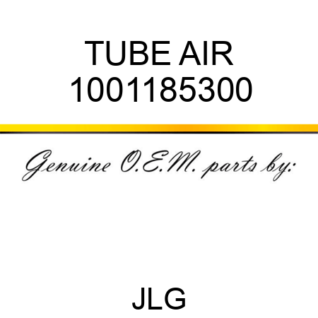 TUBE AIR 1001185300