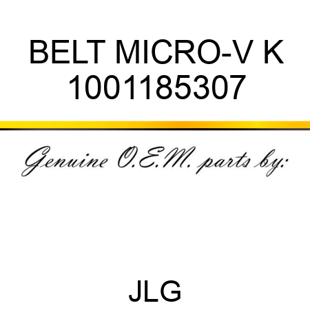 BELT MICRO-V K 1001185307