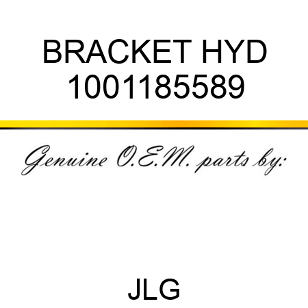 BRACKET HYD 1001185589