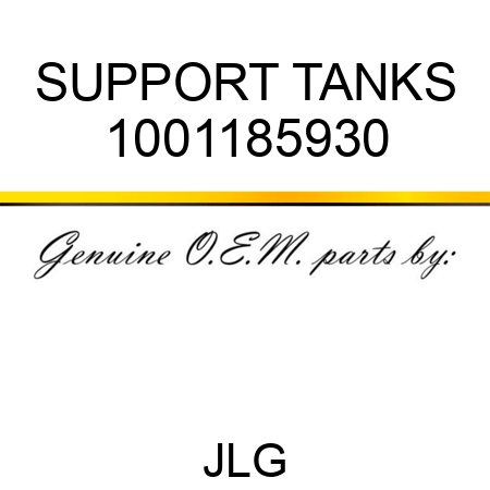 SUPPORT TANKS 1001185930