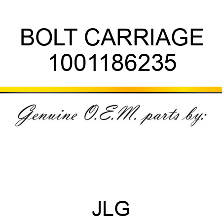 BOLT CARRIAGE 1001186235