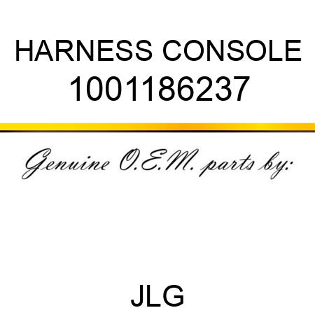 HARNESS CONSOLE 1001186237