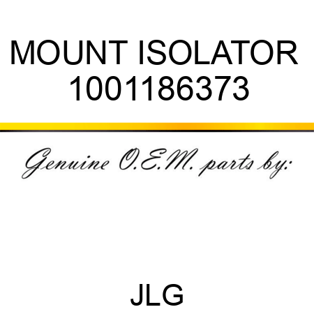 MOUNT ISOLATOR  1001186373